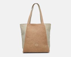 Bossa shopper gran de pell i lli Kelly de CUIROTS