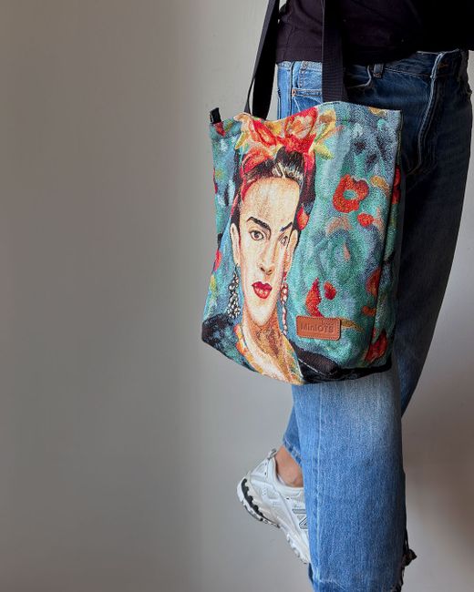 Bolso shopper mediano MINIOTS Frida Kahlo