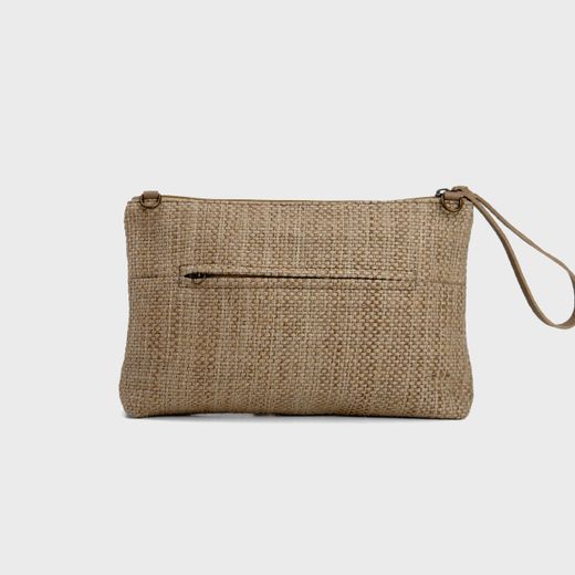 Bolsa envelope de ráfia CUIROTS Ibiza