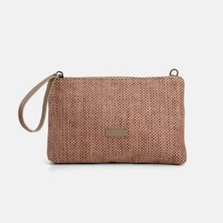 Bolsa envelope de ráfia CUIROTS Ibiza