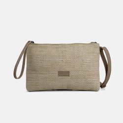 Bolsa envelope de ráfia CUIROTS Ibiza