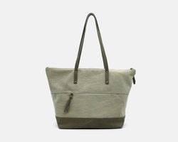 Bolso tote CUIROTS canvas mix