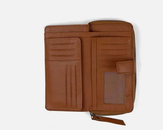 Carteira de couro clássica