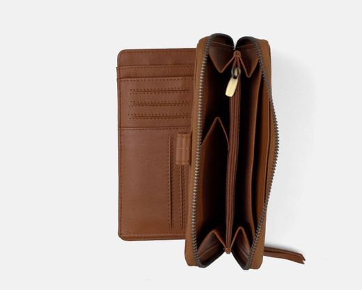 Carteira de couro clássica