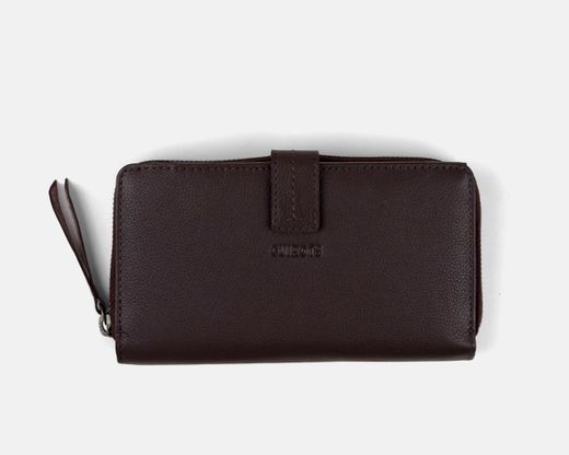 Carteira de couro clássica