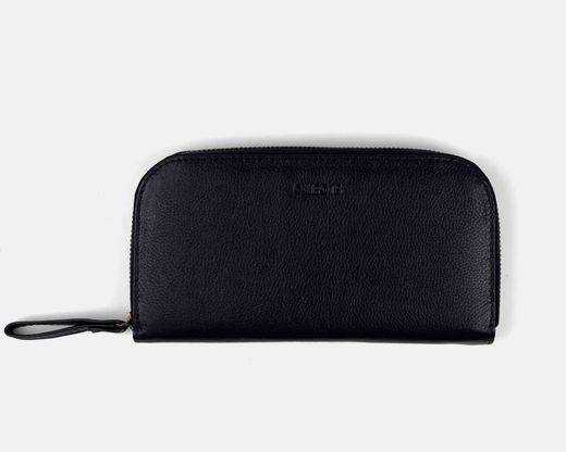 Cartera continental de piel Classic
