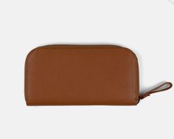 Cartera continental de piel Classic