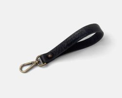 Chaveiro de couro preto CUIROTS Texas