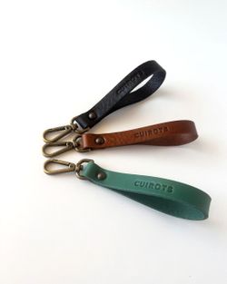 CUIROTS Chaveiro de couro Texas couro