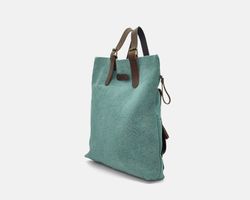 Mochila CUIROTS Canvas de lona y piel