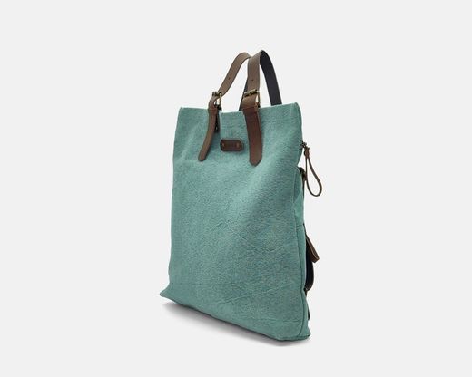 Mochila CUIROTS Canvas de lona y piel