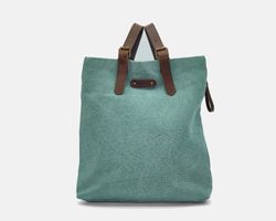 Mochila CUIROTS Canvas de lona y piel