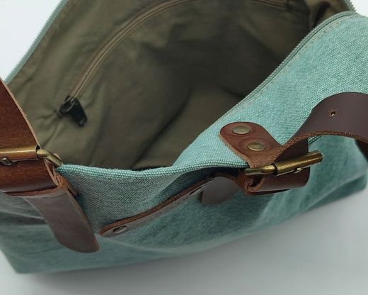 Mochila CUIROTS Canvas de lona y piel