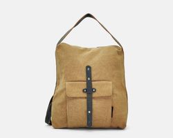 Mochila CUIROTS  Mist de lona y piel