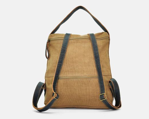 Mochila CUIROTS  Mist de lona y piel