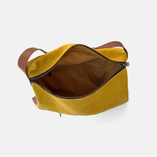 Sac à dos antivol en lin Louise de CUIROTS