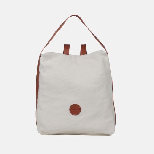 Sac à dos antivol en lin Louise de CUIROTS