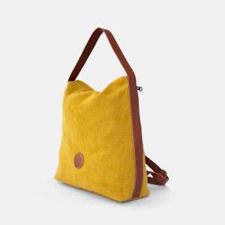 Sac à dos antivol en lin Louise de CUIROTS