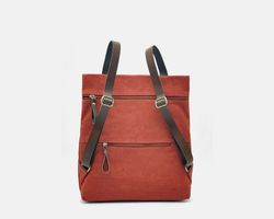 Mochila de lona y piel CUIROTS Canvas