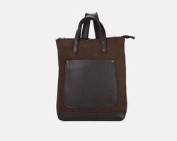 Mochila pequena de camurça CUIROTS Trend