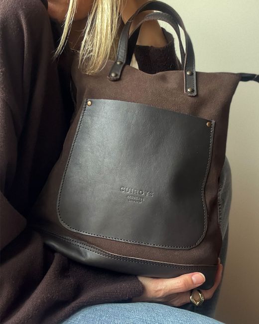 Mochila pequeña CUIROTS Trend serraje