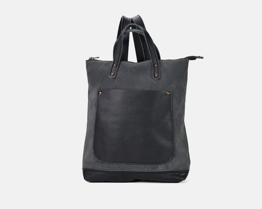 Mochila pequena de camurça CUIROTS Trend