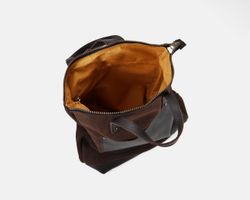 Mochila pequena de camurça CUIROTS Trend