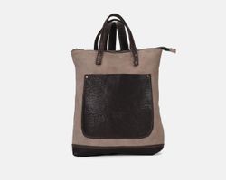 Mochila pequeña CUIROTS Trend serraje