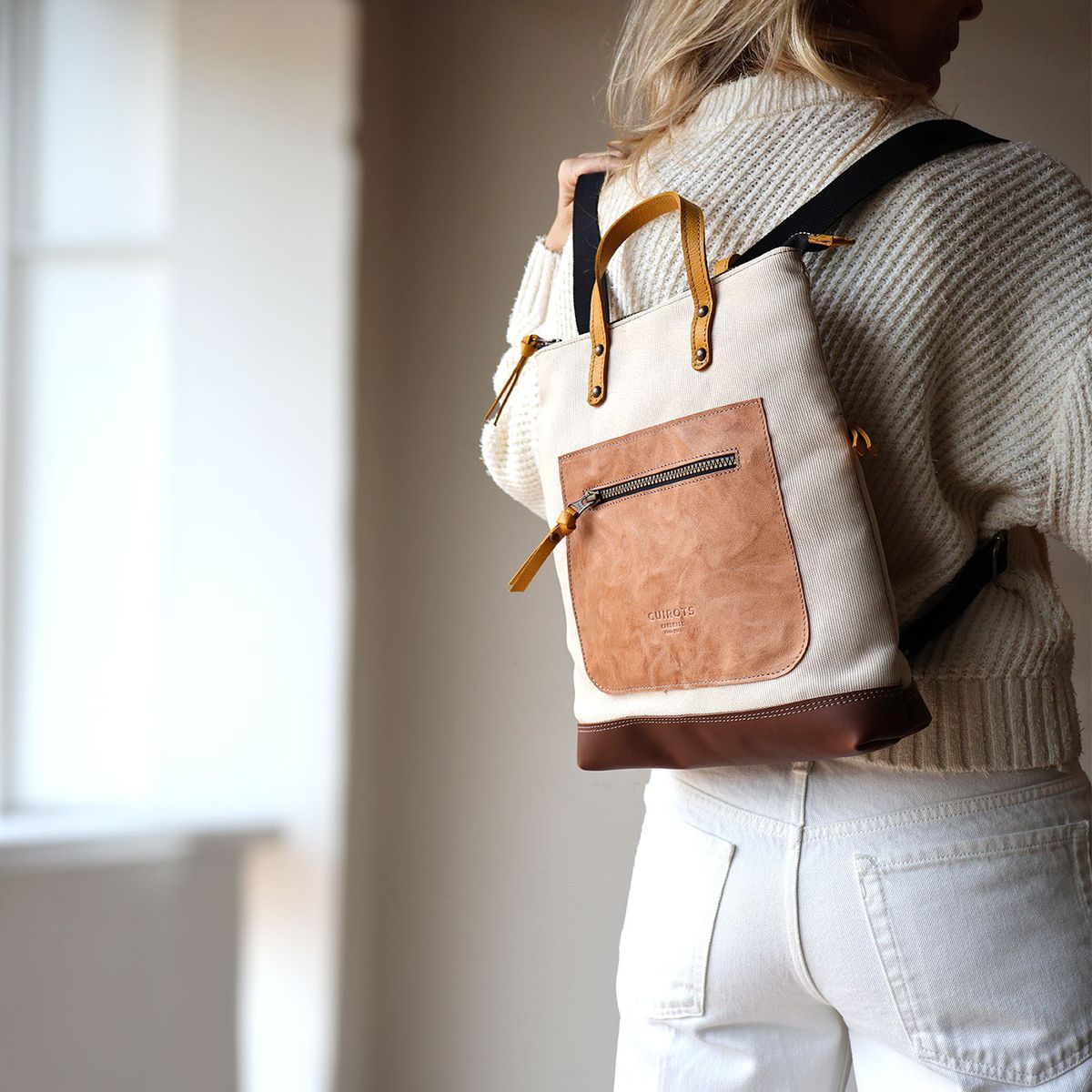 Mochila pequeña CUIROTS Trend azul