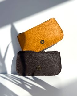 Carteira média de couro CUIROTS Seta