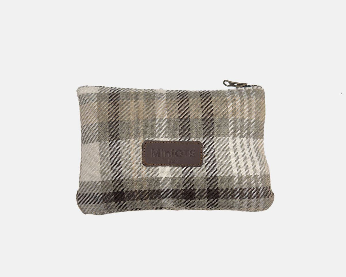 Monedero grande MINIOTS estampado Cuadros