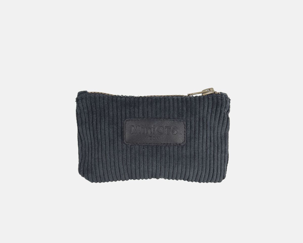 Monedero pequeño MINIOTS de pana Gris