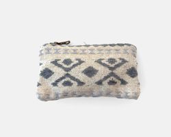 Petit porte-monnaie ethnique gris MINIOTS