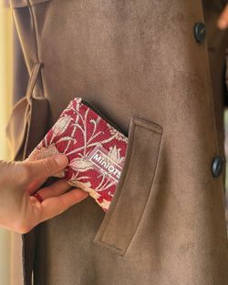 Miniots MiniCarmine Pequena Carteira para Moedas