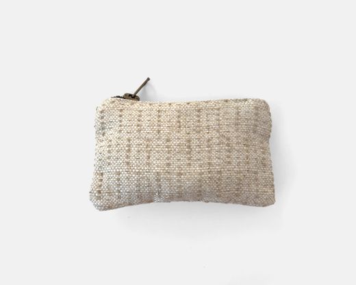 Petit sac à main rayé beige MINIOTS