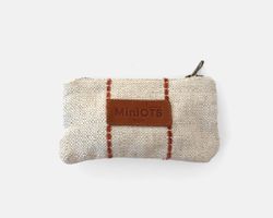 MINIOTS petit portefeuille à rayures chaudière
