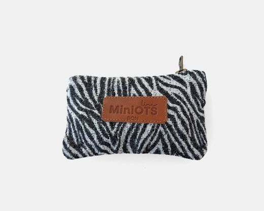Carteira pequena zebra MINIOTS