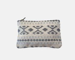 Grande bolsa de higiene MINIOTS étnica cinza