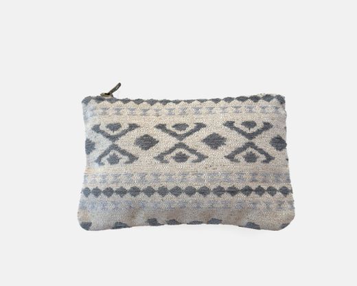 Grande bolsa de higiene MINIOTS étnica cinza