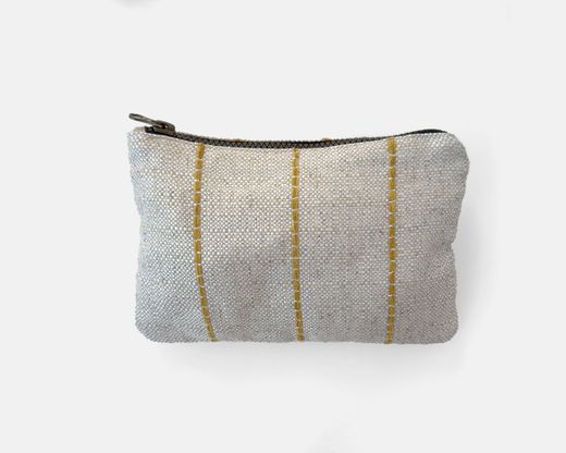 Grande bolsa de higiene pessoal listrada amarela MINIOTS