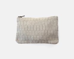 Grande bolsa de higiene MINIOTS listrada bege