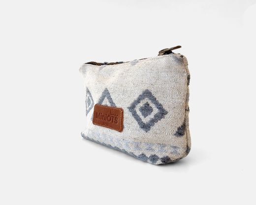 Trousse de toilette ethnique grise MINIOTS de taille moyenne