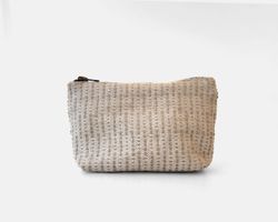 Trousse de toilette MINIOTS moyenne rayée beige