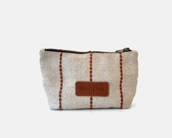 Trousse de toilette moyenne MINIOTS à rayures chaudière