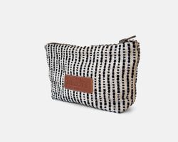 Bolsa de higiene MINIOTS média com listras pretas