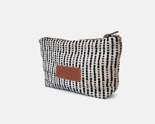 Bolsa de higiene MINIOTS média com listras pretas