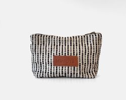 Bolsa de higiene MINIOTS média com listras pretas