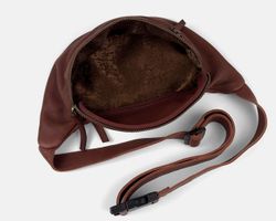 CUIROTS Sac ceinture bandoulière classique en cuir