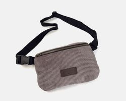 Petit sac banane en velours côtelé MINIOTS