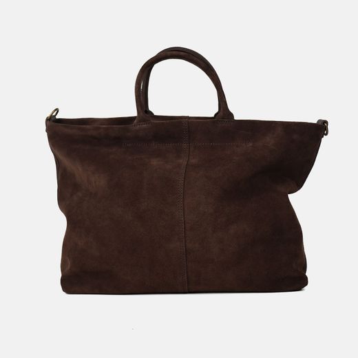 Bolso de mano grande Zoe de serraje